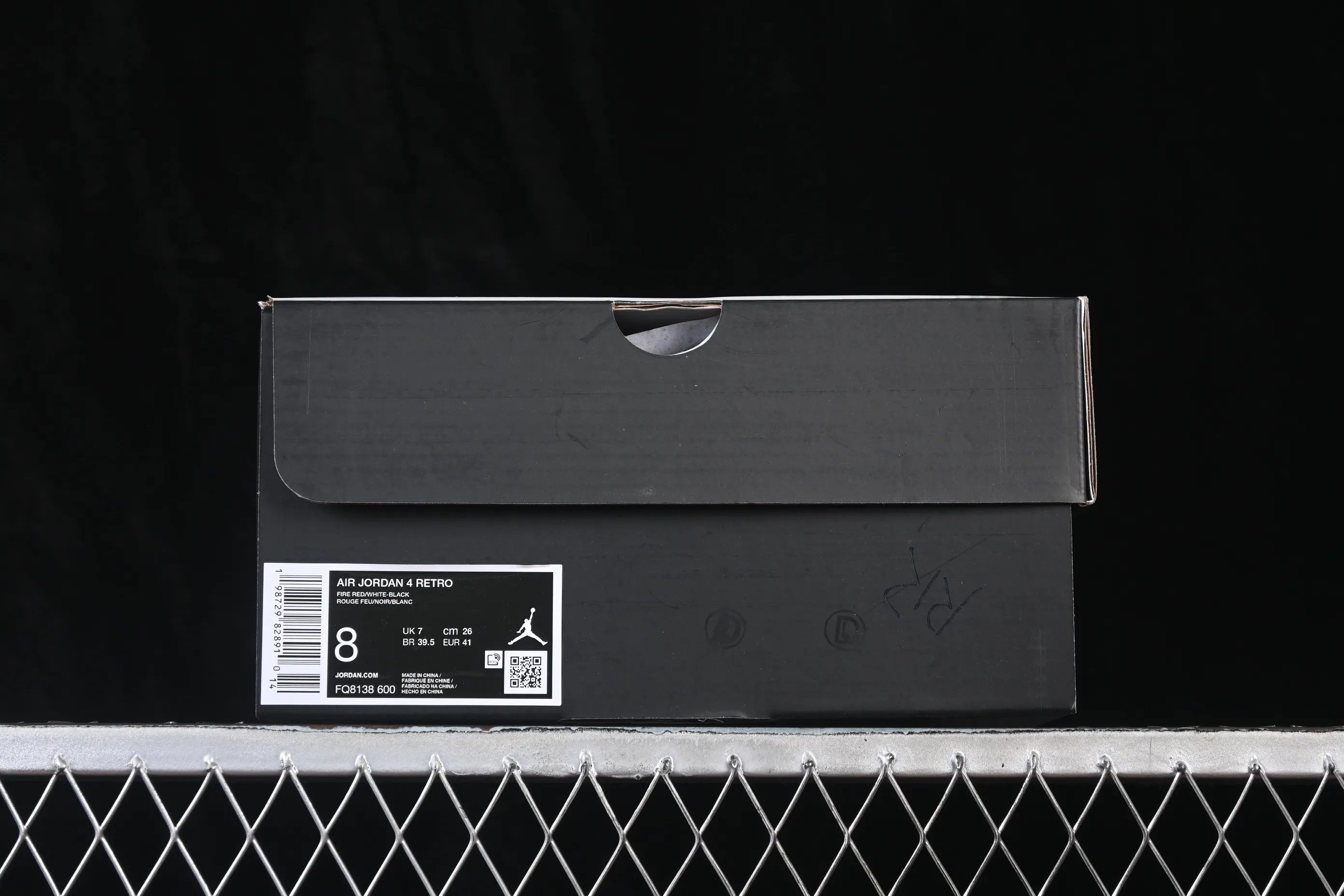 All categories Air Jordan Jordan series basketball shoes Air Jordan 4 LJR version Air Jordan 4 "Toro" AJ4 Joe 4 Big Red Bull replica basketball shoes FQ8138-600